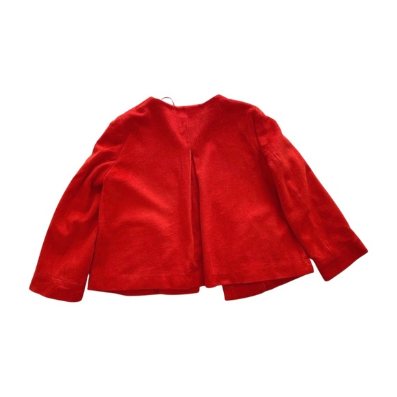 Massimo Dutti Red Wool Jacket – Size 42 / US 10 - Picture 3 of 9